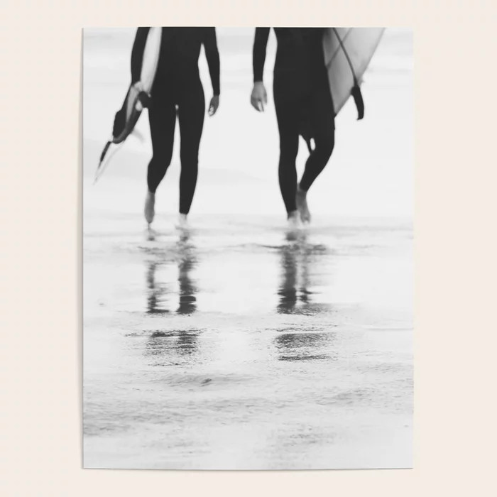 Catch a Wave lll  - abstract surf board photography - part of a series by Ingrid Beddoes Poster | Society6