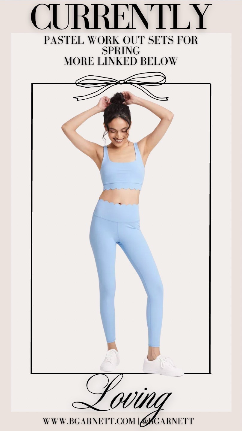 Currently obsessed with pastel workout sets for spring 

Work out sets | gym outfits | spring outfits | activewear 

#LTKFindsUnder50 #LTKFindsUnder100 #LTKActive