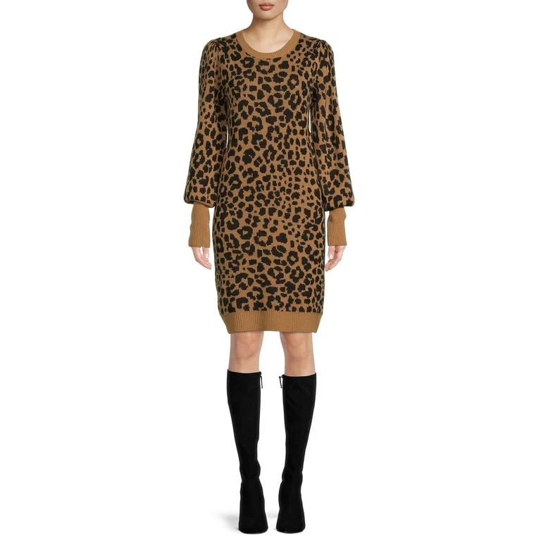 Time and Tru Women's Sweater Dress | Walmart (US)