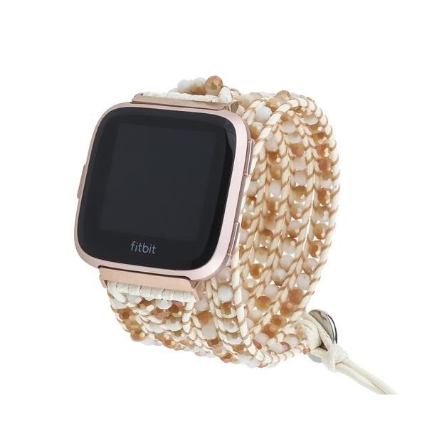 Sunrise on Ivory Fitbit Versa Strap - Vegan | Victoria Emerson