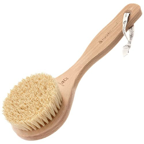 Hydrea London Dry Body Brush – Premium Exfoliating Dry Skin Brush Cactus Bristle, Vegan Dry Brush Cellulite Remover, Exfoliating Body Scrubber for Lymphatic Drainage, FSC® Certified Beechwood | Amazon (US)