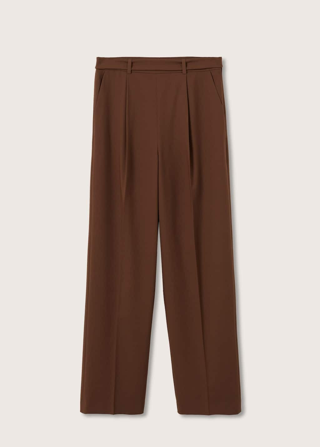 High-waist straight pants | MANGO (US)