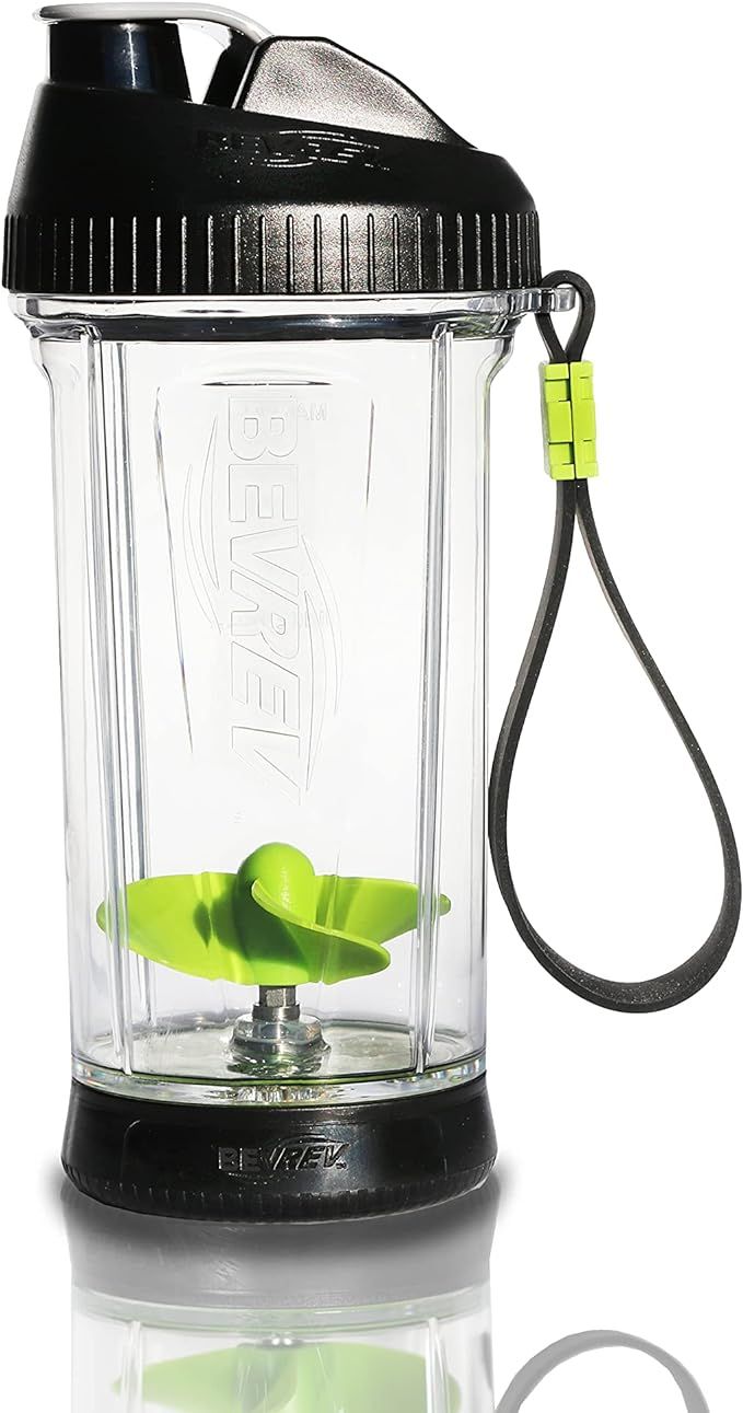 Bevrev Portable Manual Mixer with Propeller - Non-Electric and Leak-Proof Sports Protein Shaker B... | Amazon (US)