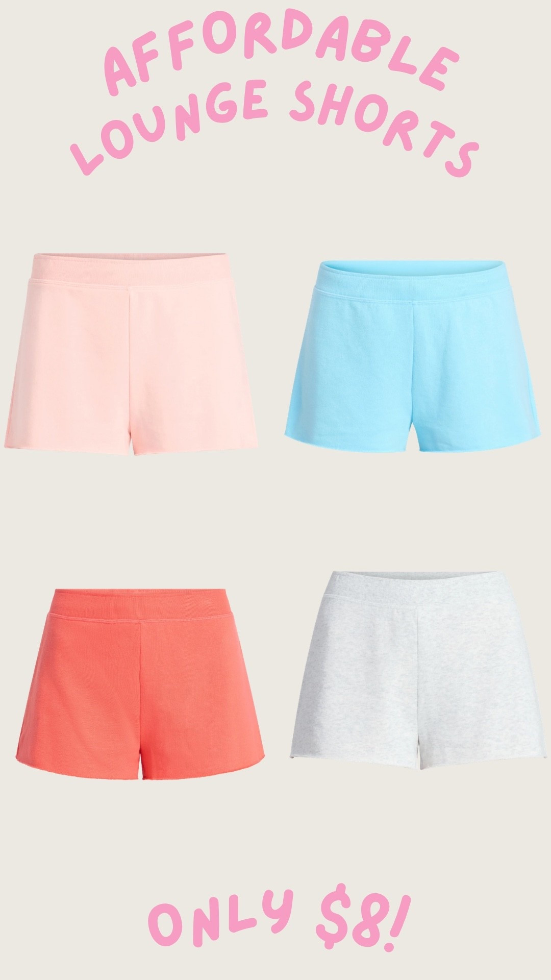 These lounge shorts are too good to be true! Only $8!

#LTKSeasonal #LTKActive