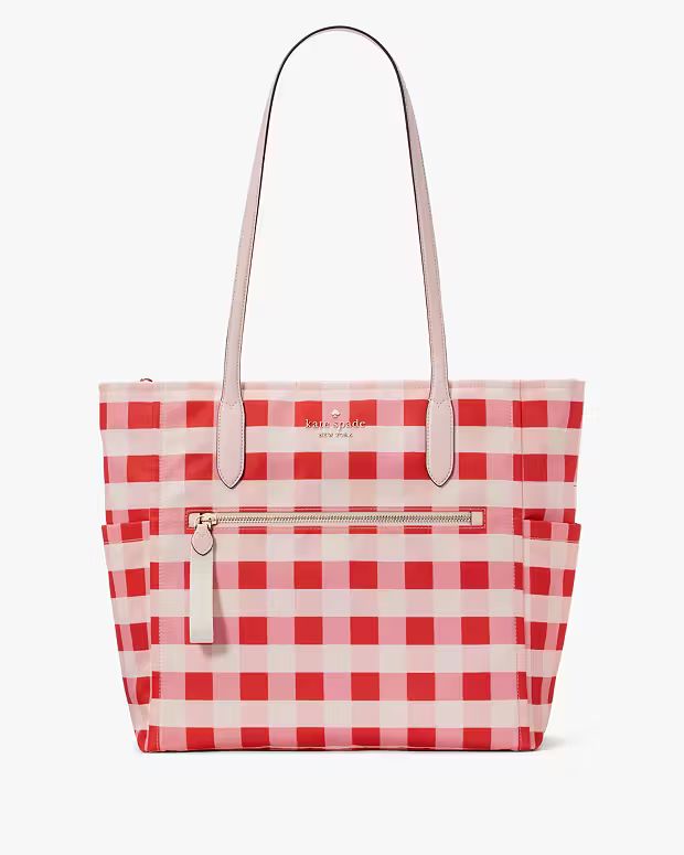 Chelsea Gingham Tote | Kate Spade Outlet