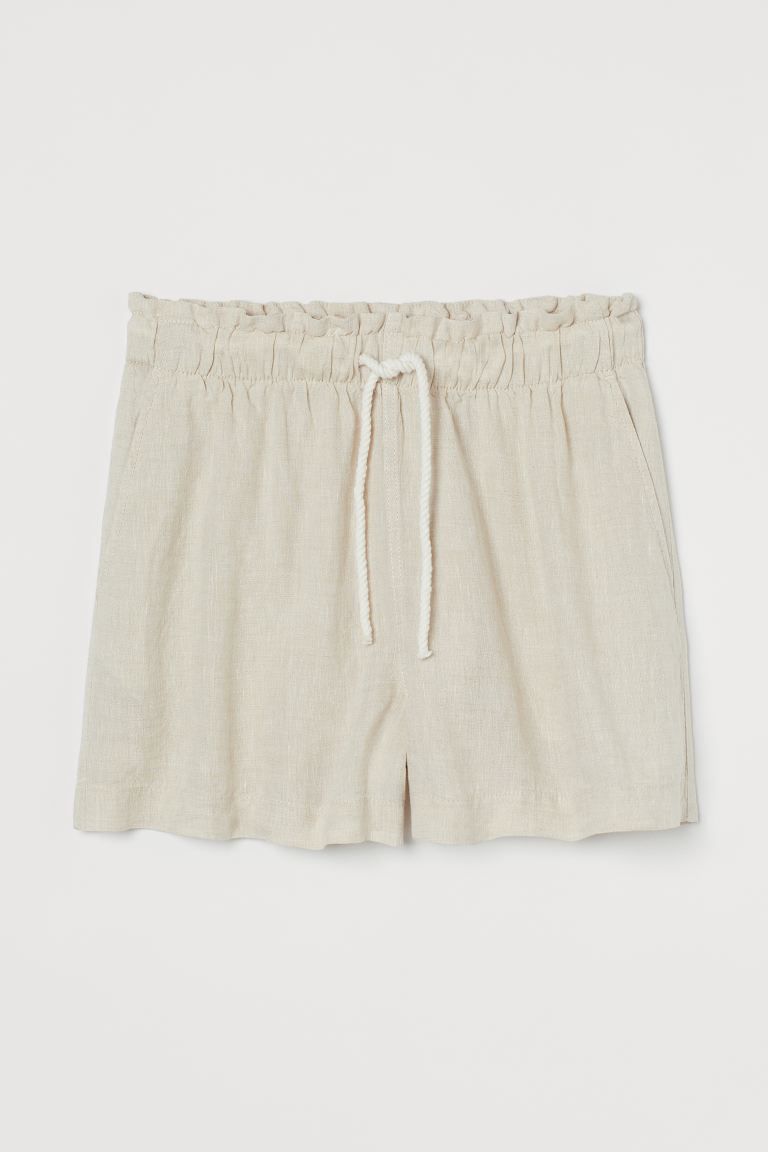 Linen shorts | H&M (UK, MY, IN, SG, PH, TW, HK)