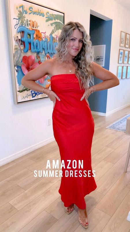Some fabulous Amazon dresses for summer! I’m wearing my true small in all of them! Love the second and third for vacation! First one would be gorgeous for a wedding guest dress! It’s 🔥🔥!!! The white would be really cute for any brides this summer too!! 



#LTKWedding #LTKVideo #LTKFindsUnder100