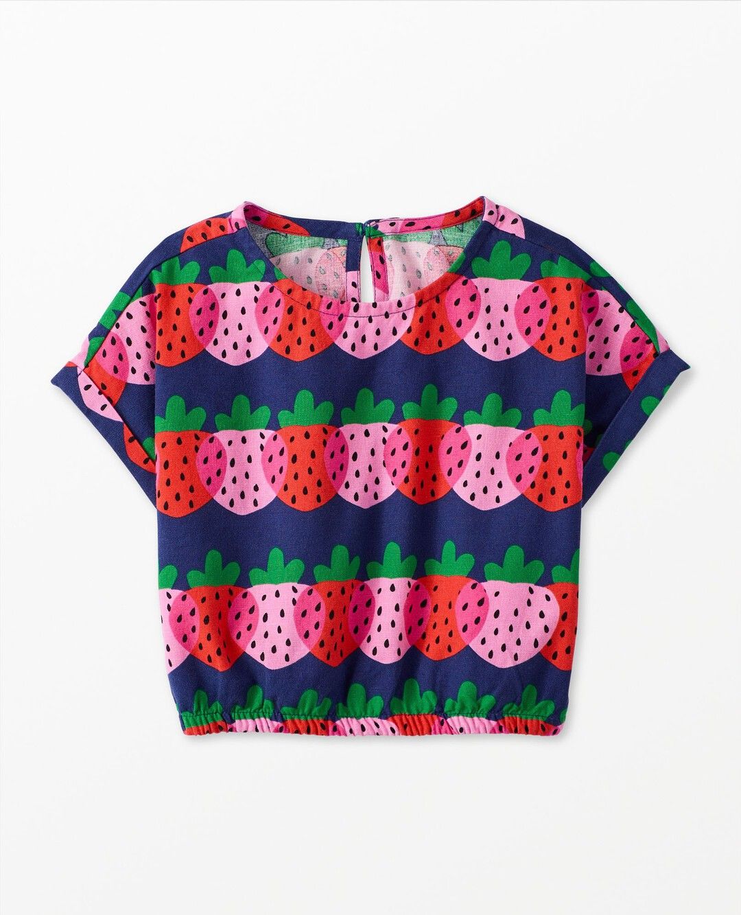 Print Boxy Fit Top | Hanna Andersson