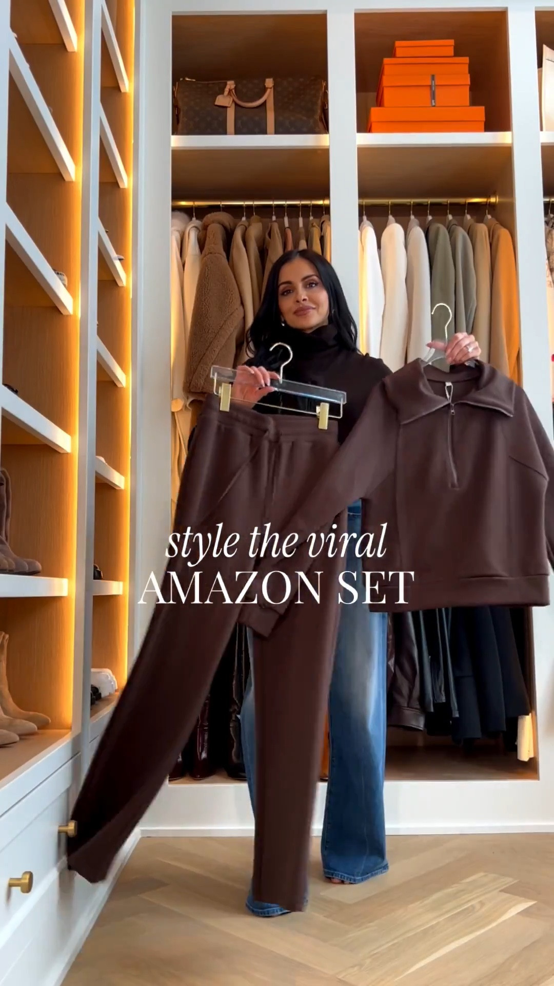 Styling the viral best selling Amazon set under $55!
Wearing an XS
Zara faux fur coat wearing an XS
Steve Madden mules run TTS



#LTKSaleAlert #LTKootd #LTKActive