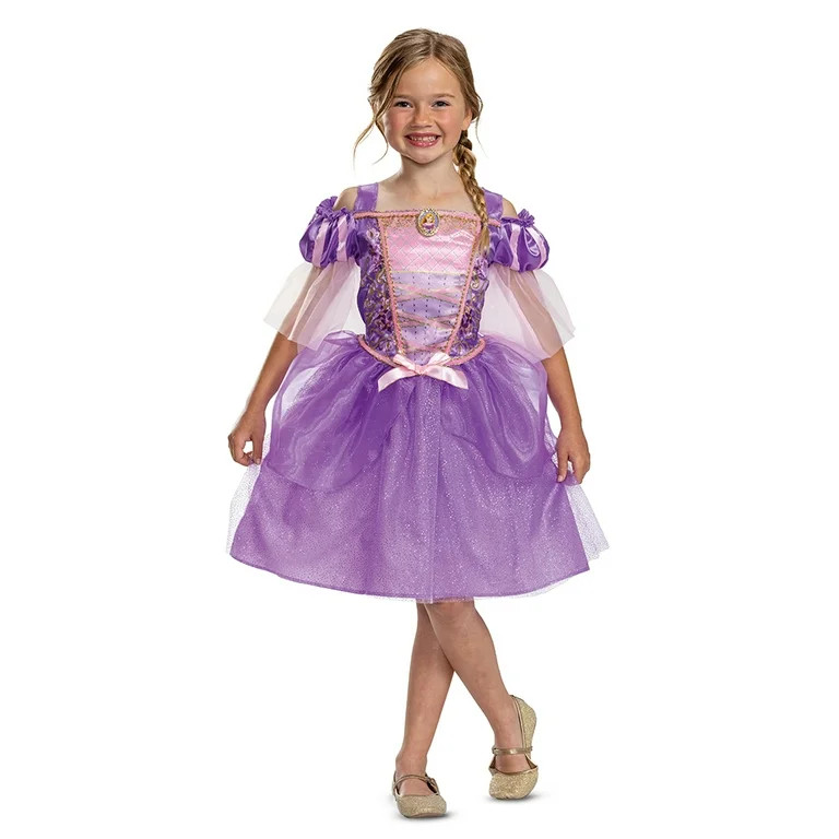 Tangled Rapunzel Costume for Children, Girls XS (4/5) | Walmart (US)
