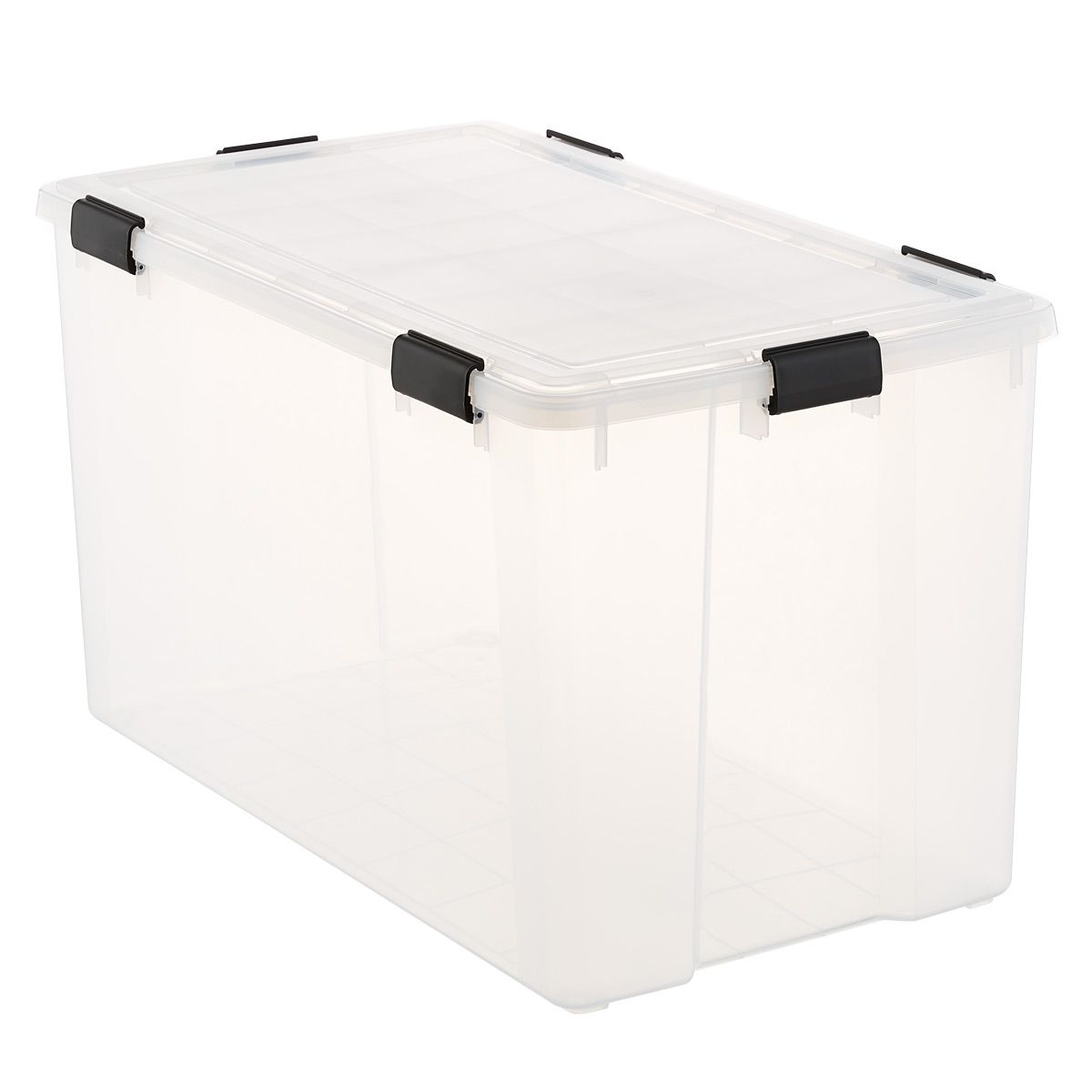 Iris 156 qt. Weathertight Tote Clear | The Container Store