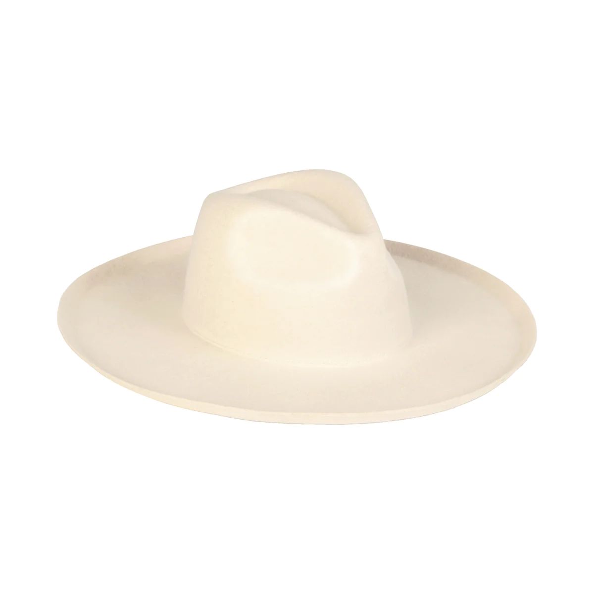 The Melodic Fedora Wool Felt Fedora Hat in White - Lack of Color US | Lack of Color