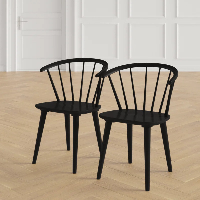 Taylor Solid Wood Dining Chair (Set of 2) | Wayfair North America