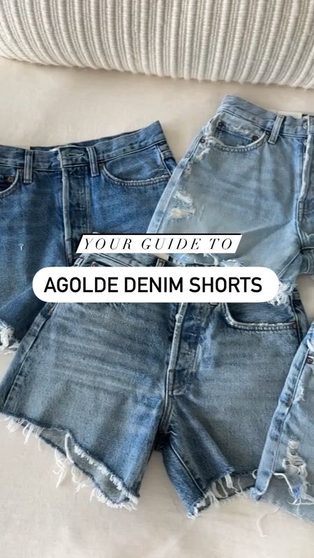 Once spring/summer hits I receive so many questions about AGOLDE denim shorts. I have a favorite, but thought I'd give you the rundown of each style to help you figure out the best length and wash for you. 

1. AGOLDE Parker Long Loose in Parade - Light to medium wash. Run TTS. Inseam is 4". Leg opening is too wide for my frame. 
2. AGOLDE Parker Vintage in Swapmeet - Owned 5 pairs of these in the past and have loved them. But, for my lifestyle now, I prefer a longer inseam. But overall, a great denim short that runs TTS. 
3. AGOLDE Parker Long Vintage in Wheel - Darker, faded wash. Inseam is 4". Fit fine, but I would size up for more room. Leg opening is too wide for my frame. 
4. AGOLDE Dee in Muse - These are the ones I own and love. Inseam is 3" which I prefer for a longer length on my petite frame. This wash runs very small. I sized up 2 sizes to a 26. 
5. AGOLDE Parker Long Loose in Skywave - Darkest wash of the bunch. Long loose is the same as long but may need to size down. Inseam if 4". Leg opening isn't as wide as some of the other shorts. 

I hope this was helpful!

AGOLDE shorts, best jean shirts, spring style, petite style, vacation outfit, petite shorts. 



#LTKSeasonal #LTKstyletip