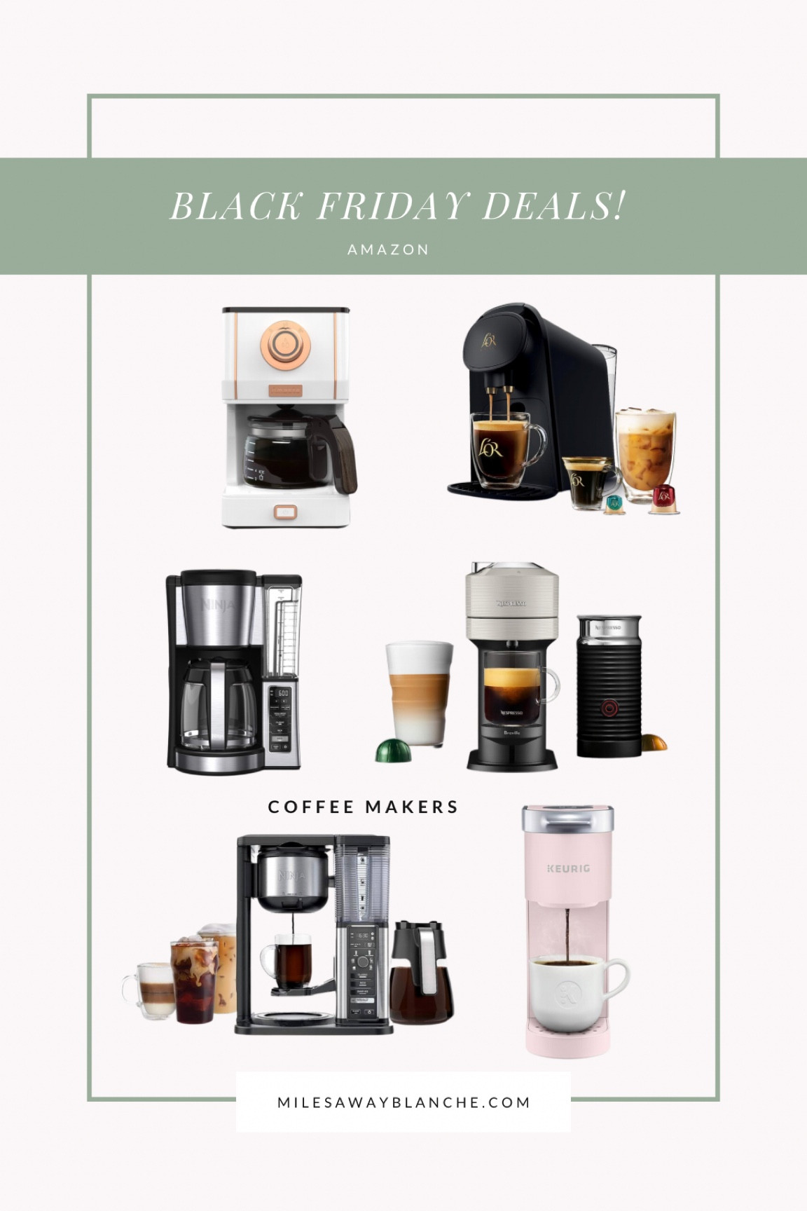 Black Friday coffee maker deals! We have the Nespresso and love it! 

#LTKCyberWeek #LTKGiftGuide #LTKsalealert