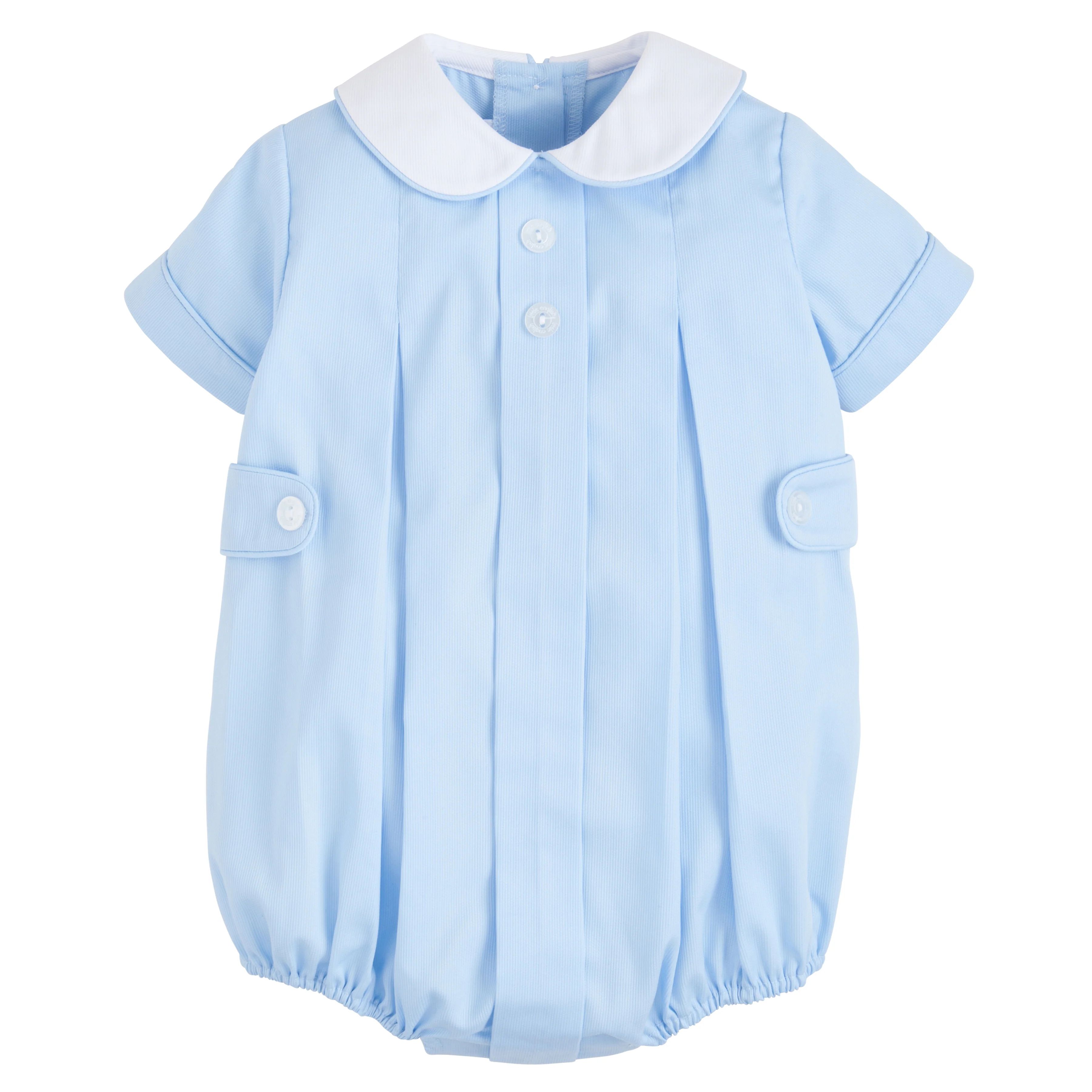 Nicholas Baby Bubble Romper - Classic Boy Clothes | Little English