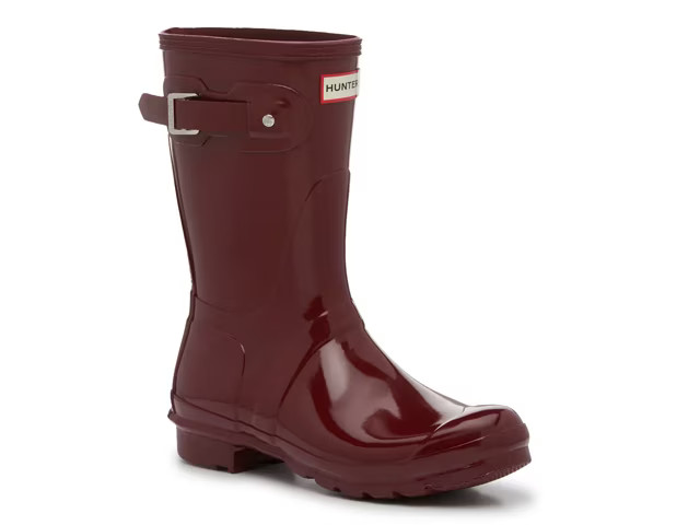 HUNTER Original Short Gloss Rain Boot - Women's - Free Shipping | DSW | DSW