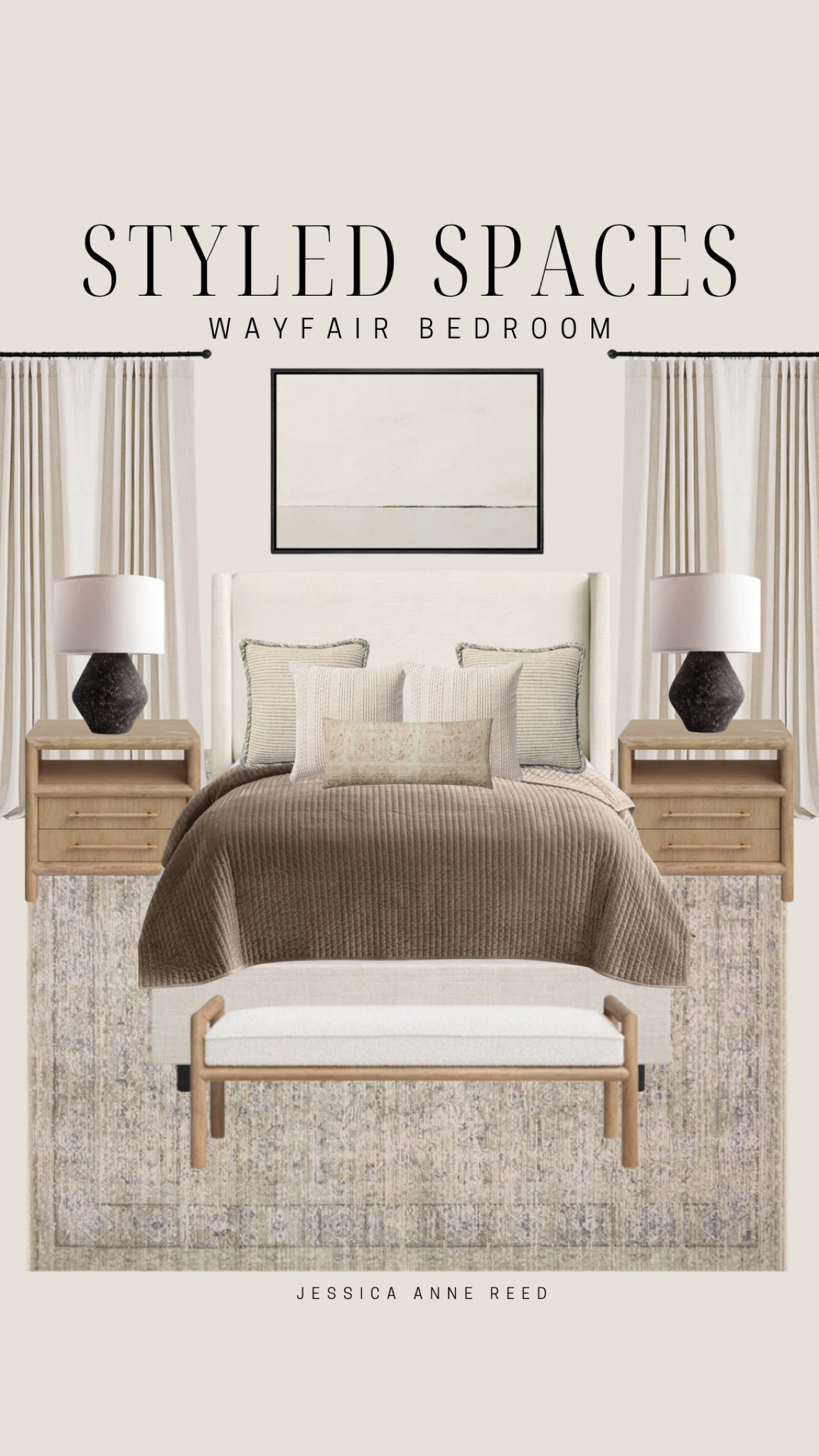 Wayfair styled bedroom! 


Primary, master, cozy, neutral, bed frame, bedding, nightstand, throw pillows, wall art, curtains, bench

#LTKSeasonal #LTKStyleTip #LTKHome