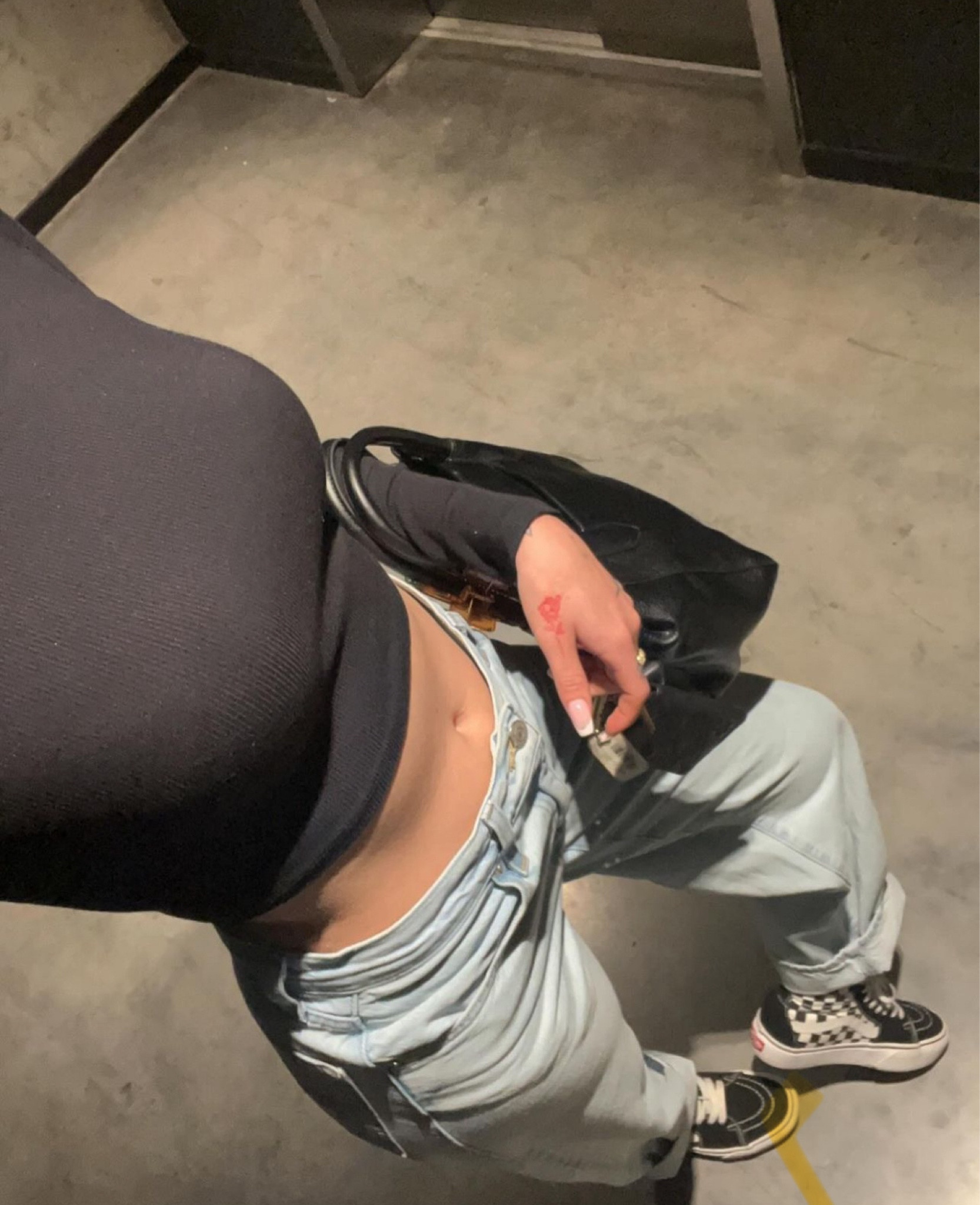 these jeans make putting together outfits so easy.. just add a basic top + cool sneakers  linked a longer shirt option if you don’t like crop tops!

#LTKstyletip