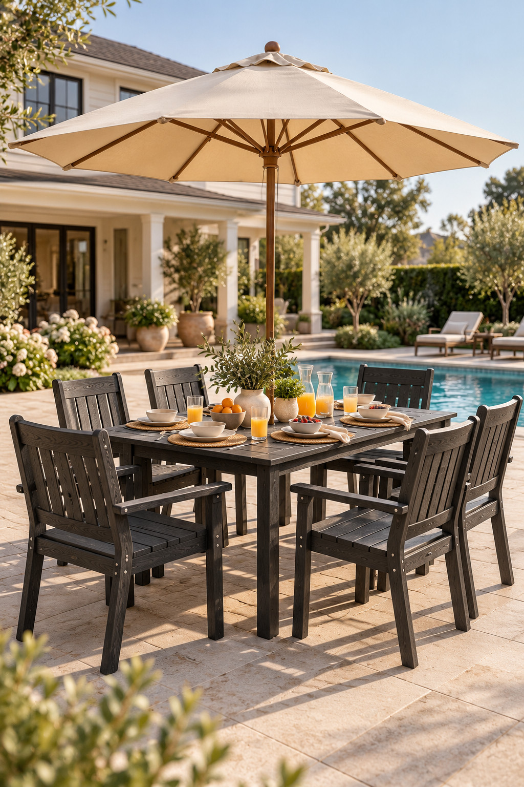 These Wayfair patio dining finds look straight out of a luxury home magazine! I'm loving the mix of clean-lined outdoor dining tables, comfortable patio chairs, and beautiful neutral finishes that instantly make a backyard feel more polished. Whether you're decorating a covered patio, a sunny deck, or a spacious backyard, a pretty dining set can really bring everything together. I would style these with simple white dinnerware, linen napkins, and a textured outdoor rug for that timeless look. Wayfair's 5 Days of Deals ends tonight, so don't wait too long to browse!

#DesignerPatio #WayfairFurniture #OutdoorDiningSet #LuxuryPatioFurniture #PatioDiningSets #OutdoorDecorInspo #ModernPatio #TimelessHomeStyle #BackyardFurnitureIdeas #LuxuryHomeFinds #Wayfair5DaysOfDeals #PatioStylingIdeas #AffordableDesignerLook #LTKHome #ShopLTK 

 #LTKSeasonal #LTKHome #LTKSaleAlert