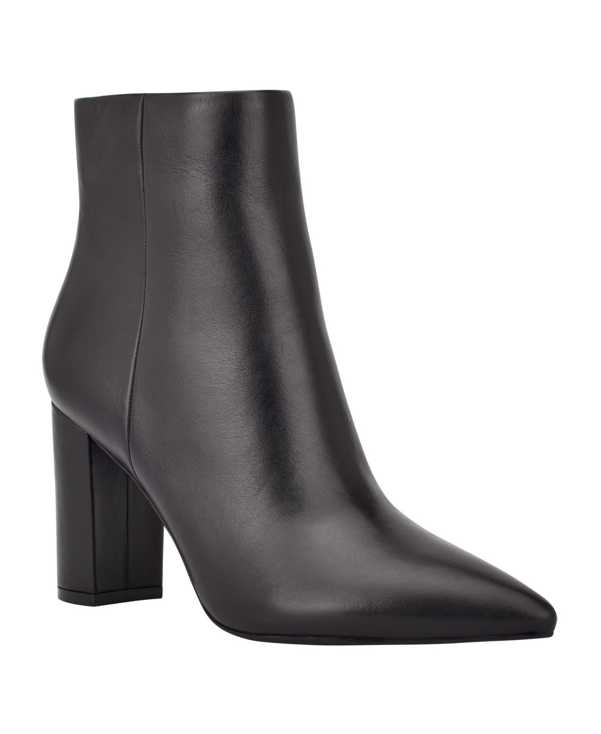 Marc Fisher Women's Glorena Block Heel Dress Booties - Black | Macy's