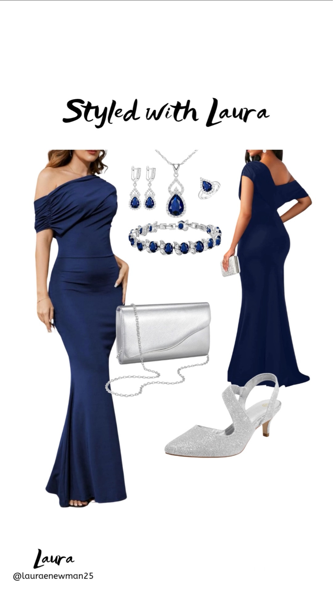 Navy elegance, elevated 🩶💙
Flattering fit + effortless movement—perfect for any formal moment.

Links for this affordable luxury outfit below💙

#affordablefashion #ltkstyle #weddingguestdress #formalwear #amazonfashionfinds

#LTKSeasonal #LTKootd #LTKWedding