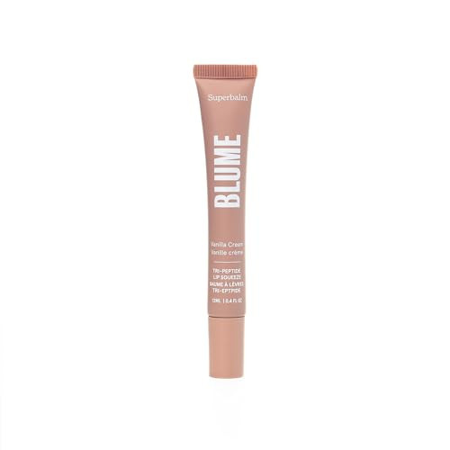 Blume Tri-Peptide Vanilla Lip Balm - Superbalm Lip Moisturizer with Shea Butter and Squalane to Deeply Hydrate & Heal Dry, Cracked Lips - Cruelty Free & Vegan Lip Plumper (0.4 Fl Oz) | Amazon (US)
