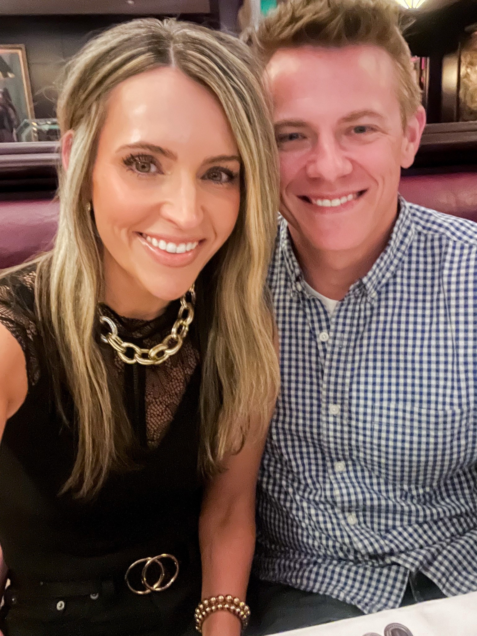 Anniversary dinner outfit of the night! Love this adorable lace top for a date night look!

#LTKfoodie #LTKSeasonal #LTKootd