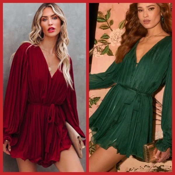 The perfect Christmas event romper! Both colors are stunning 

#LTKSaleAlert #LTKHoliday #LTKSeasonal