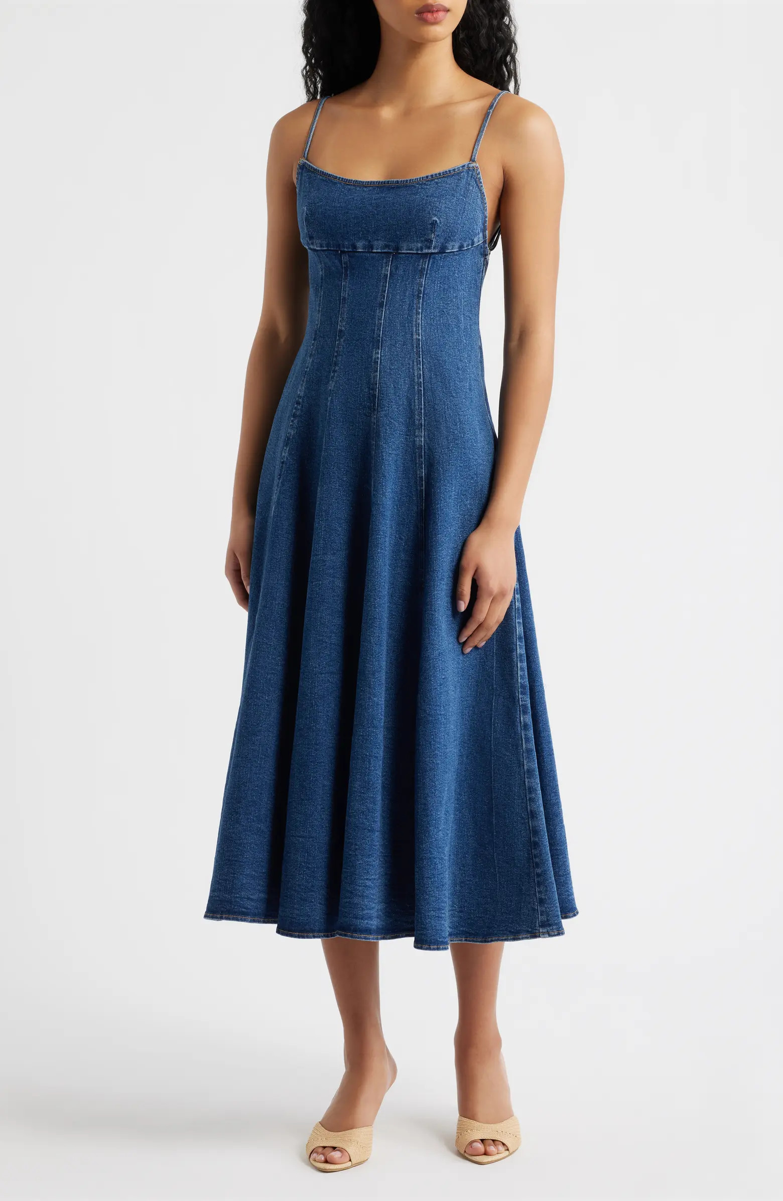 Denim Babydoll Dress | Nordstrom
