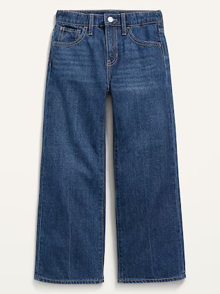 High-Waisted Slouchy Wide-Leg Jeans for Girls | Old Navy (US)