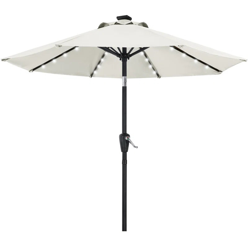 Cutshall Lighted Tilt Market Umbrella | Wayfair North America