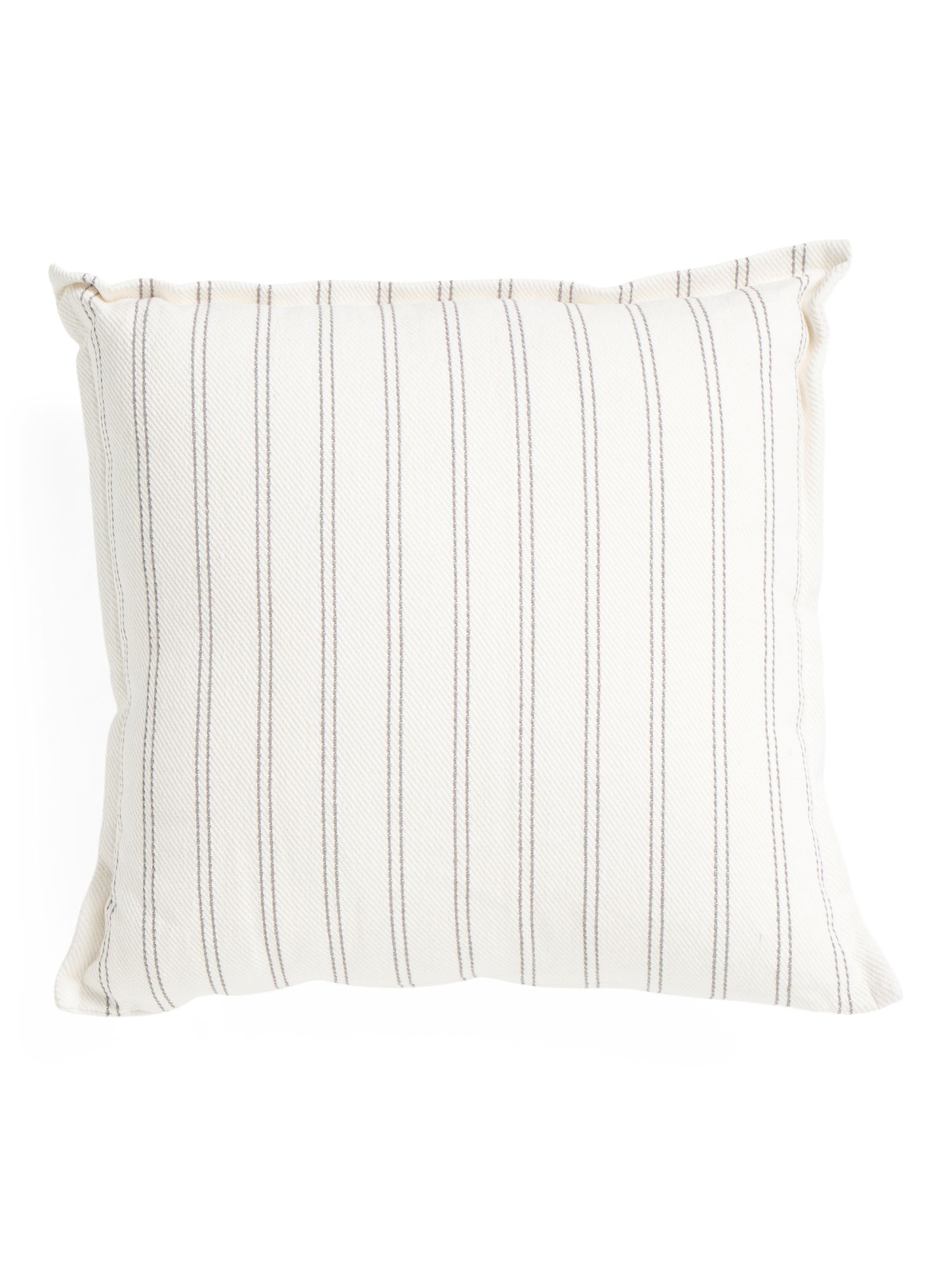 22x22 Twill Stripe Pillow | TJ Maxx