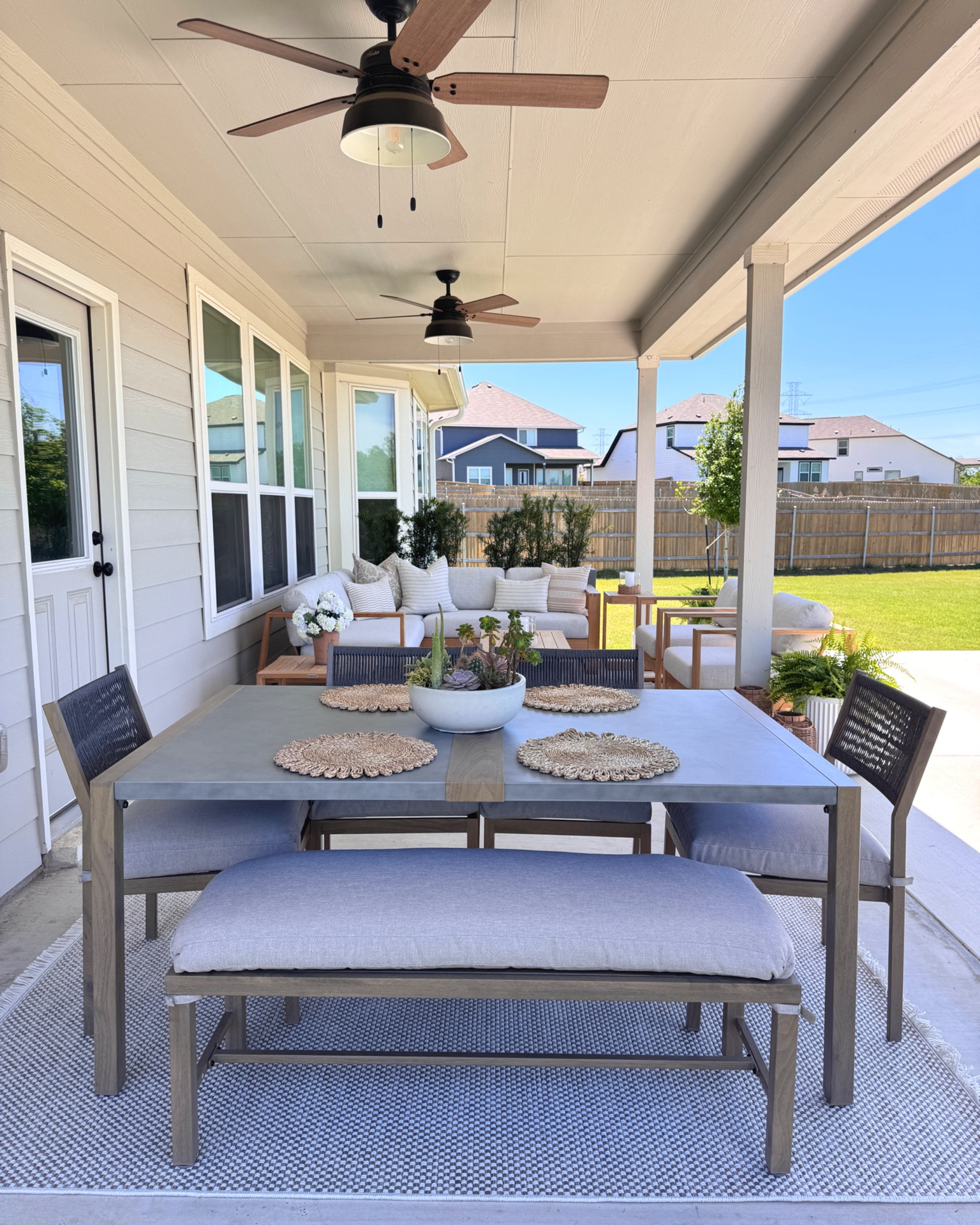 One of my favorite outdoor rugs from Loloi & it’s on sale 👏🏼☀️🌿

I have it paired under my outdoor dining set and love the neutral look!

Outdoor rug, loloi rug, wayfair sale