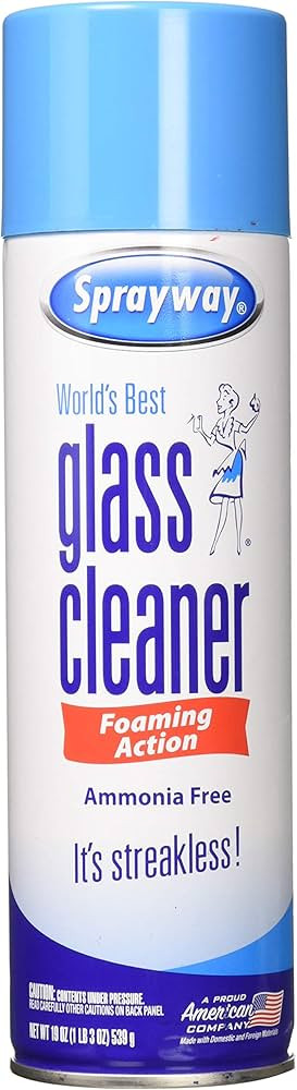 Sprayway Streakless Glass Cleaner 19 Ounce (Pack of 3) Made in USA, Blue and White (Package may v... | Amazon (US)