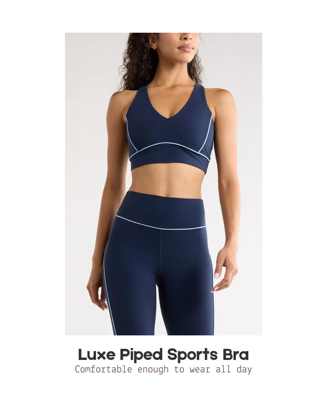 Feel supported in style 💪✨ with the Zella Studio Luxe Piped Sports Bra! Designed for workouts, yoga, or everyday comfort, it's the perfect blend of performance and style. Don't miss this activewear favorite during the Nordstrom Sale!

#NordstromSale #Zella #SportsBra #Activewear #WorkoutStyle #FitnessFashion #Athleisure #LTKFashion #LTKFinds #MustHave #GymStyle #YogaWear #FitnessGoals #EverydayComfort #SaleFinds #FashionDeals #HealthyLifestyle #WorkoutEssentials #ActiveLifestyle #ComfortStyle 

 