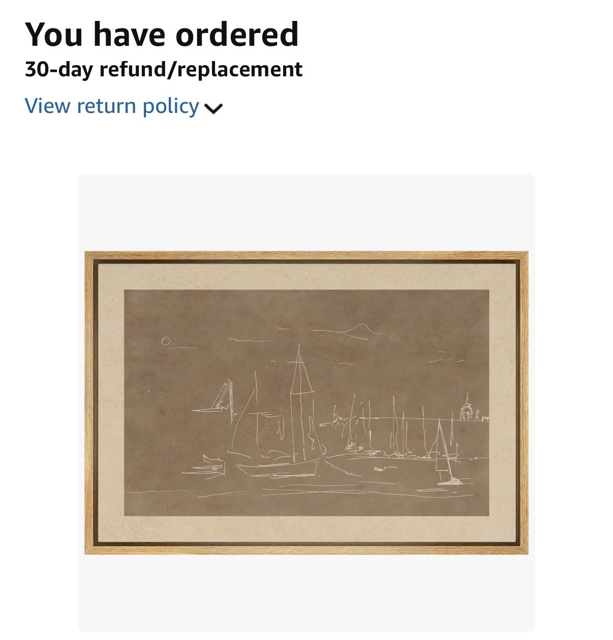 Ordered this! It’s huge and framed in pretty wood 👌🏼

#LTKHome