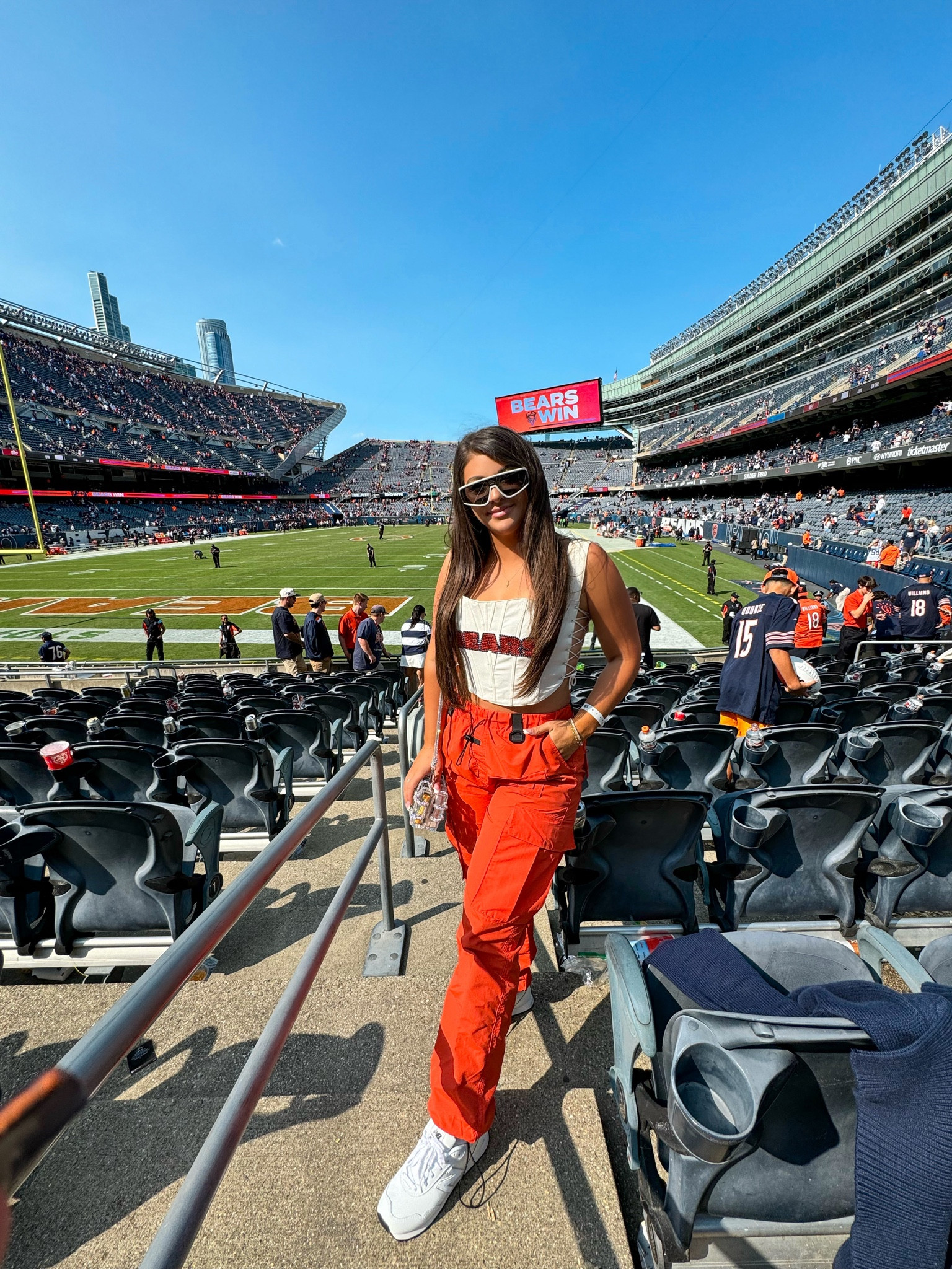 Game day look 🧡 love a corset with some joggers and sneakers! #gamedayfashion #gamedayootd 

#LTKFindsUnder50 #LTKFindsUnder100 #LTKFallSale