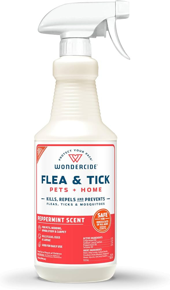 Wondercide - Flea, Tick & Mosquito Spray for Dogs, Cats, and Home - Flea and Tick Killer, Control... | Amazon (US)