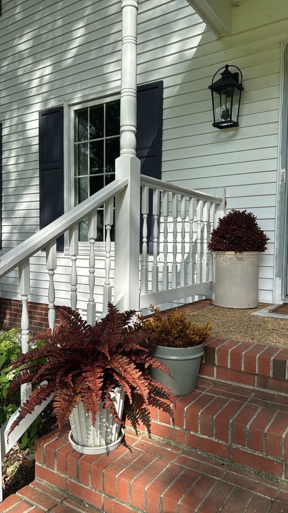 Fall front porch artificial plants and planters for a traditional home

#LTKSeasonal #LTKHome #LTKFindsUnder50