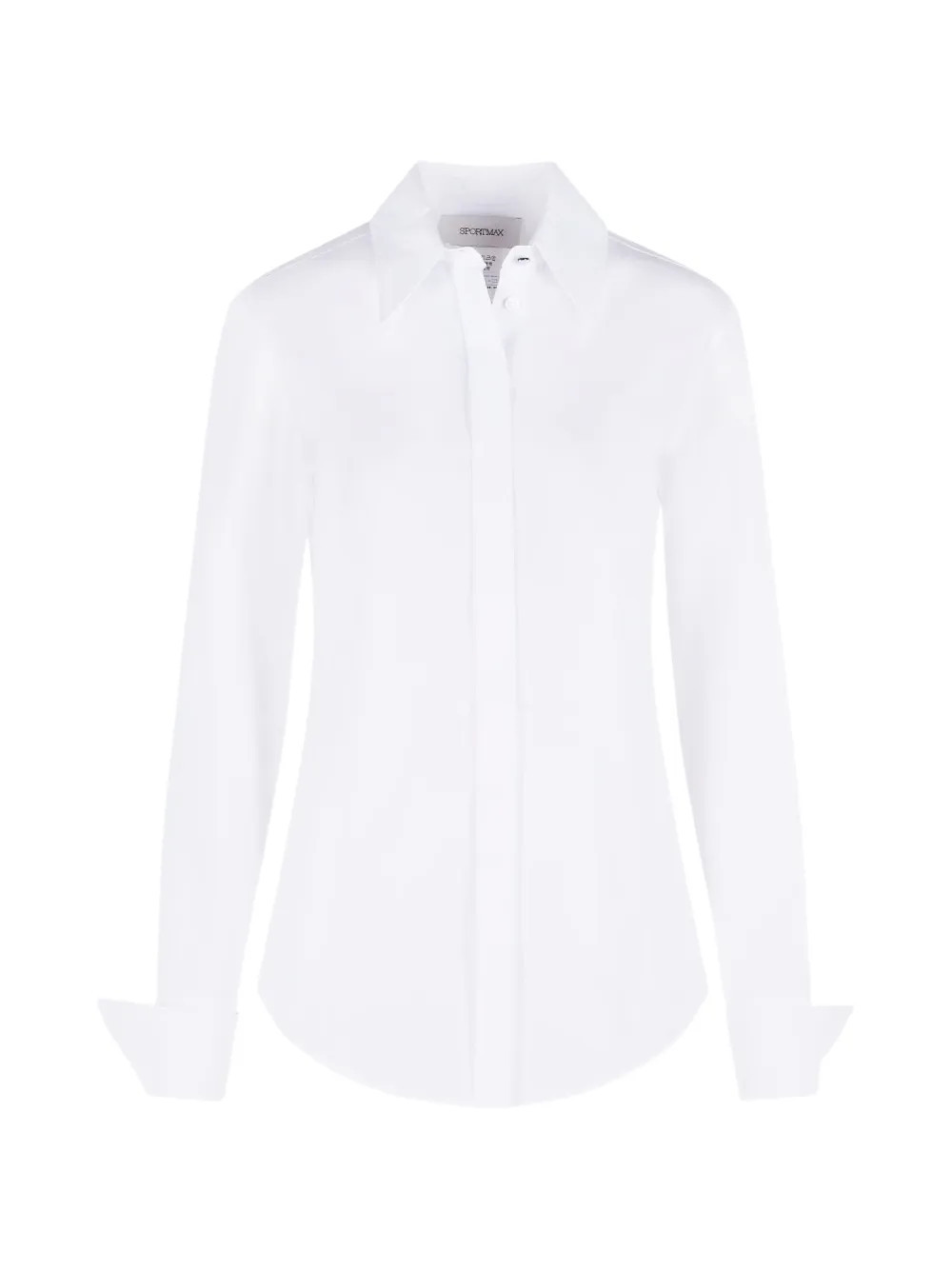 Sportmax point-collar shirt - White | Farfetch Global