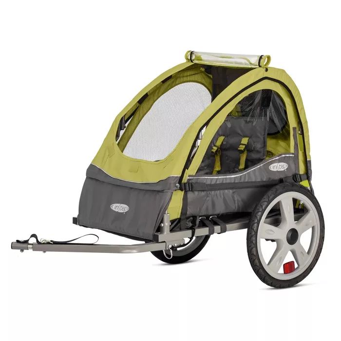 InStep Sync Singleton Bike Trailer - Green & Gray | Target