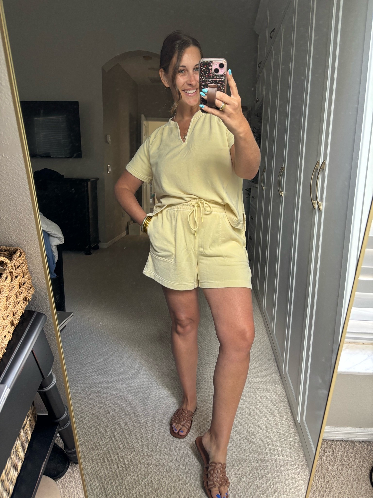 Lou & grey from Loft has the cutest sets! Mine is from last summer but linked others 
#summerset
TTS: Medium

#LTKootd #LTKTravel #LTKMidsize