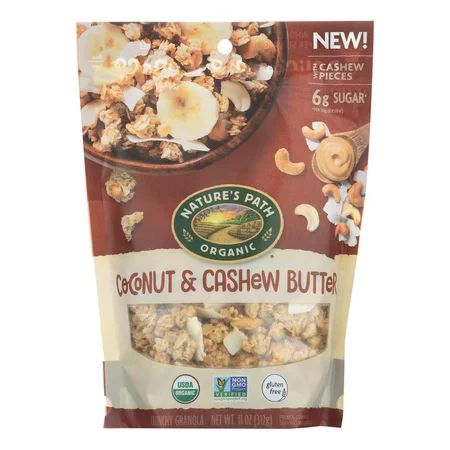 Nature's Path Granola, Crunchy Coconut And Cashew Butter, 11 Oz, Pack of 8 | Walmart (US)
