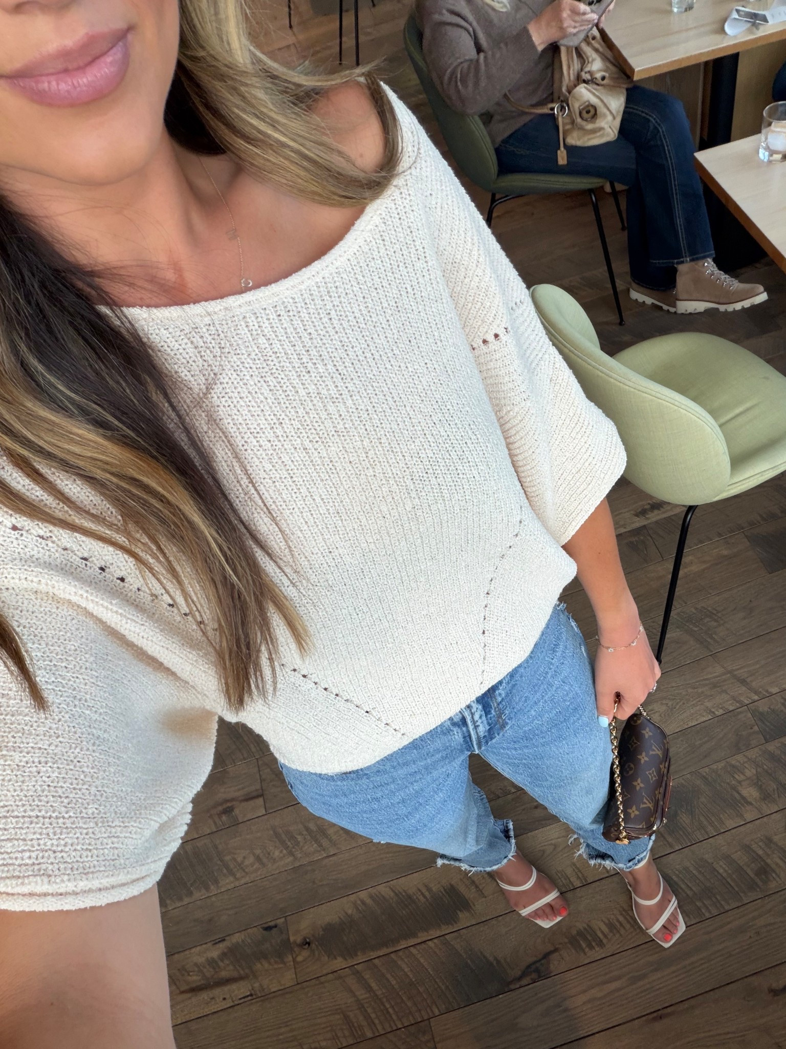 Jeans are old from Abercrombie, shoes are also old from dolce vita! 