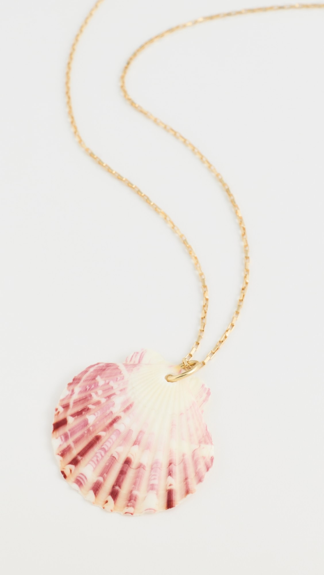 SHASHI Long Chain Scallop Shell Necklace | Shopbop | Shopbop