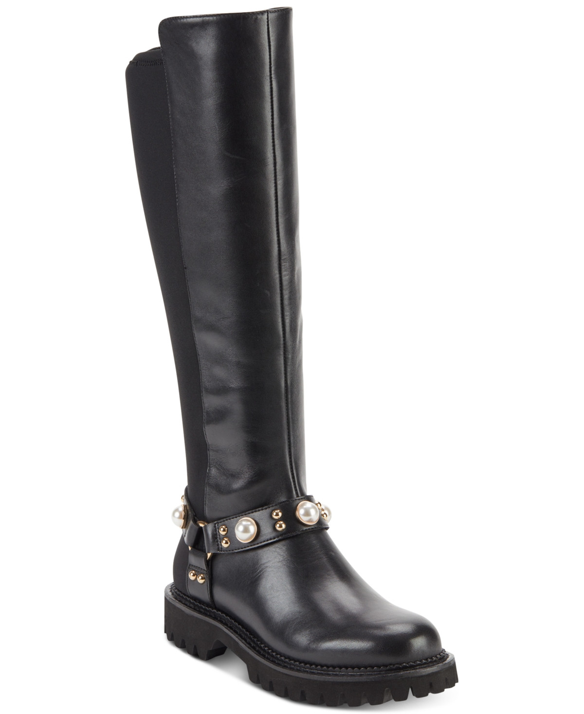 Karl Lagerfeld Paris Renley Riding Boots Women's Shoes | Macys (US)