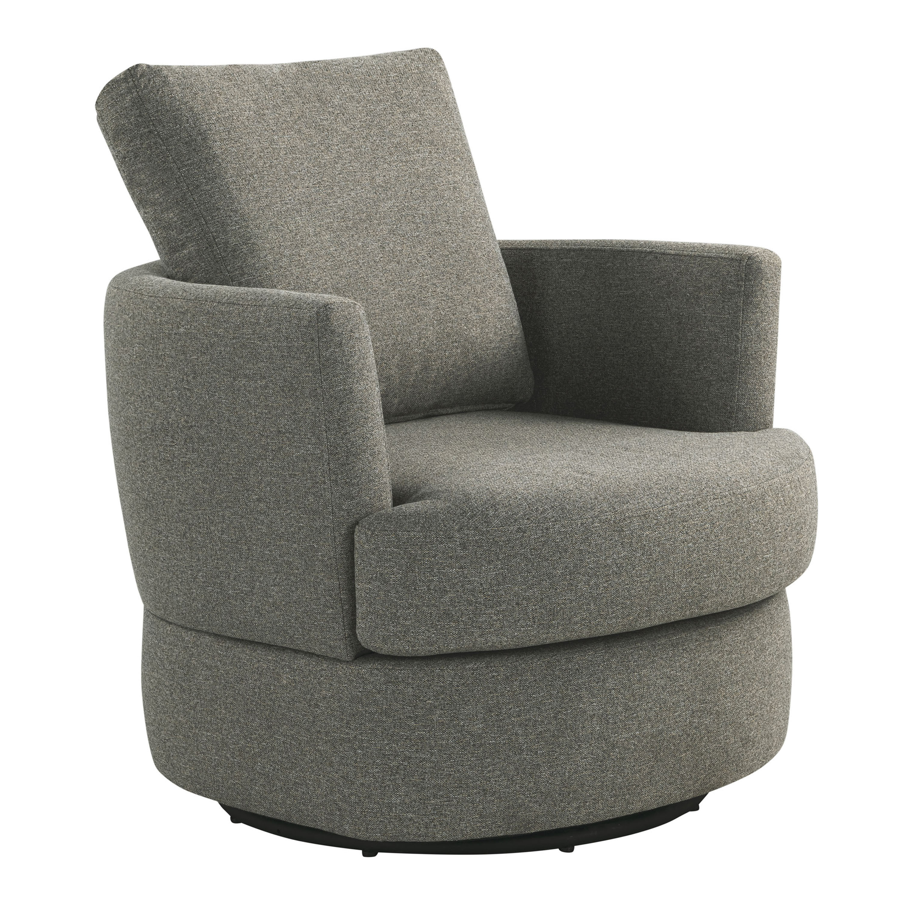 Henslowe Curved Back Upholstered Swivel Chair | World Market
