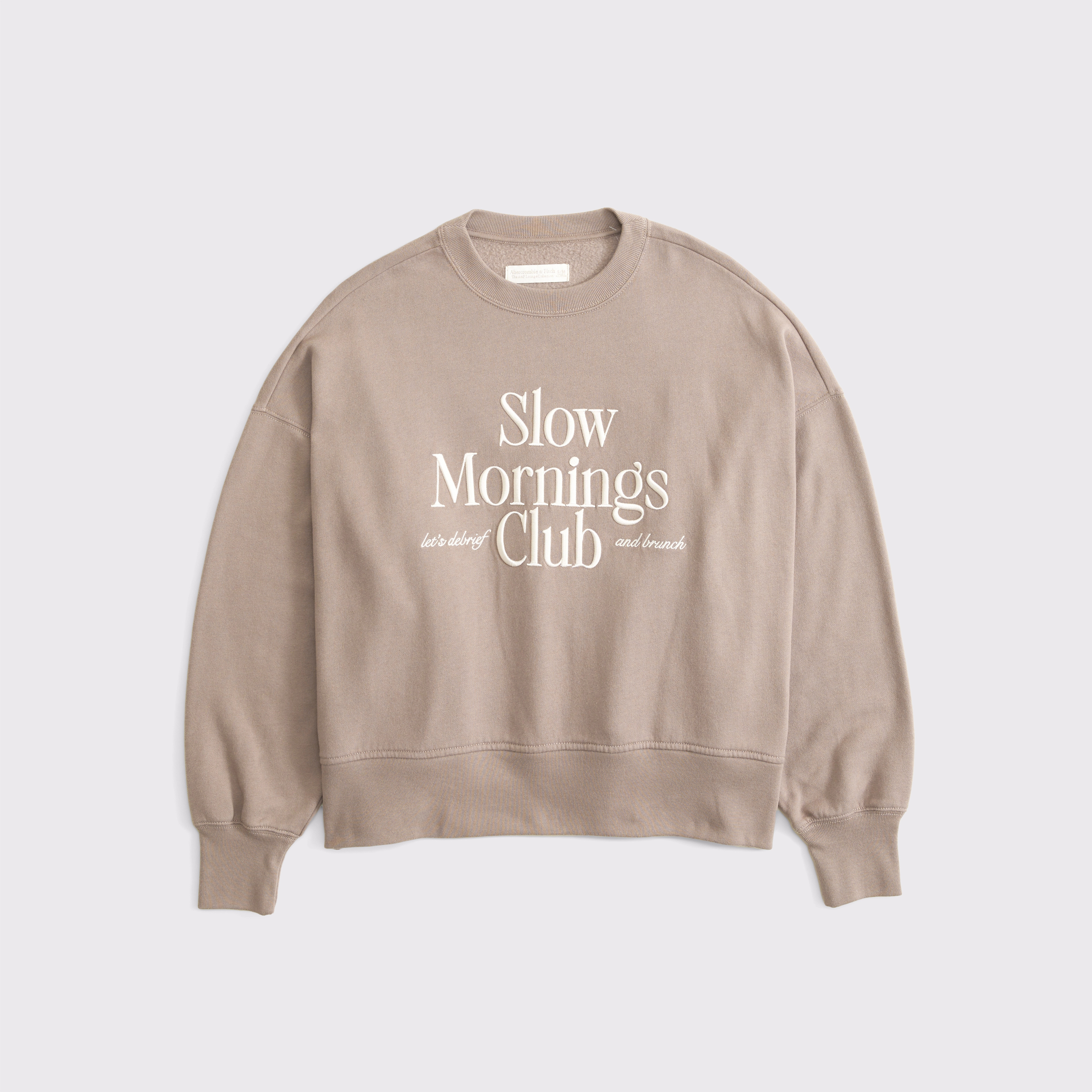 Slow Mornings Club Graphic Easy Sunday Crew | Abercrombie & Fitch (US)