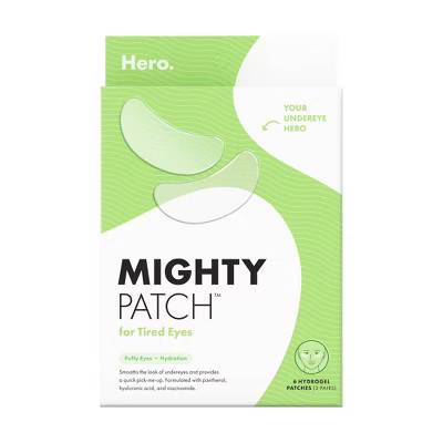 Hero Mighty Patch for Tired Eyes - 6ct: Fragrance-Free, Brightening, For Normal Skin | Target